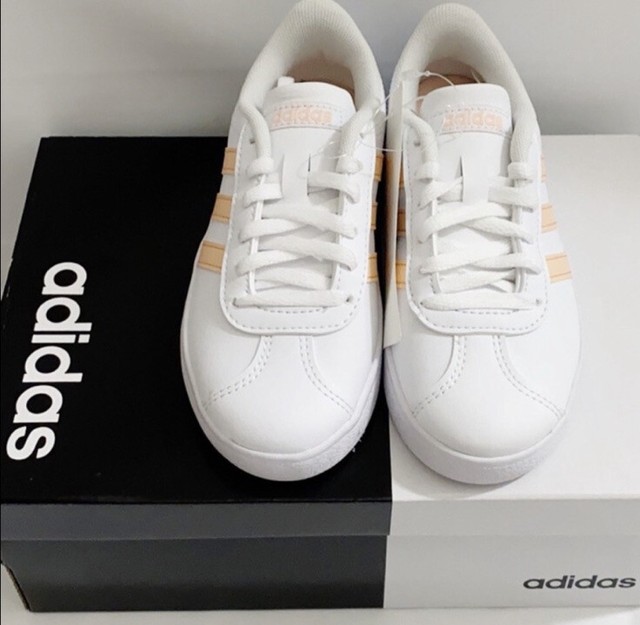 adidas VL Court 2.0 Shoes Youth Size 12 