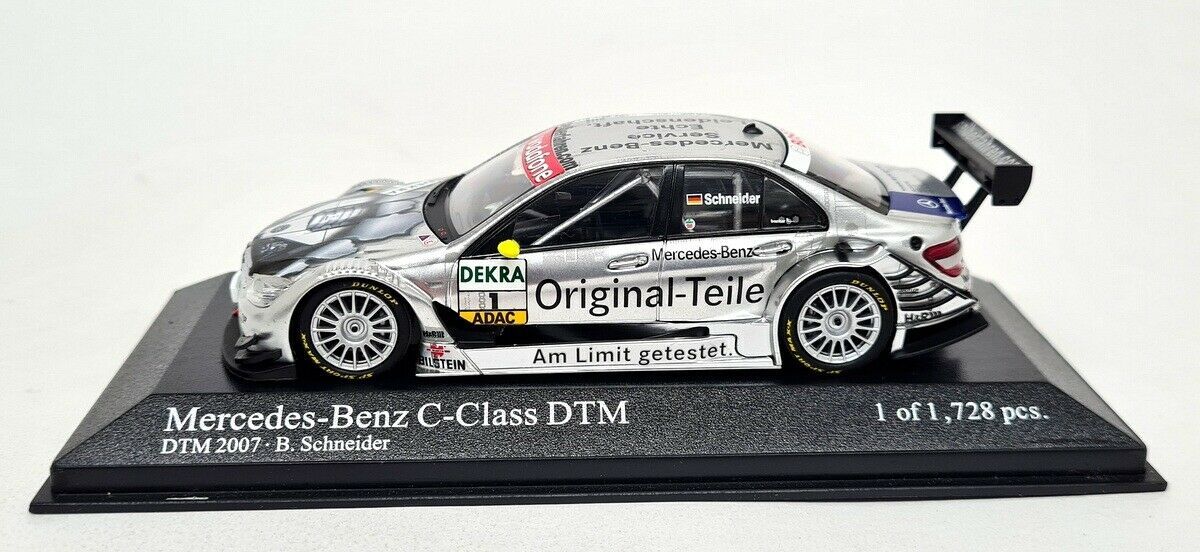ミニカー MINICHAMPS Mercedes-Benz C-Class DTM Minichamps 1/43 - Mercedes Benz C-Class DTM 2007 B