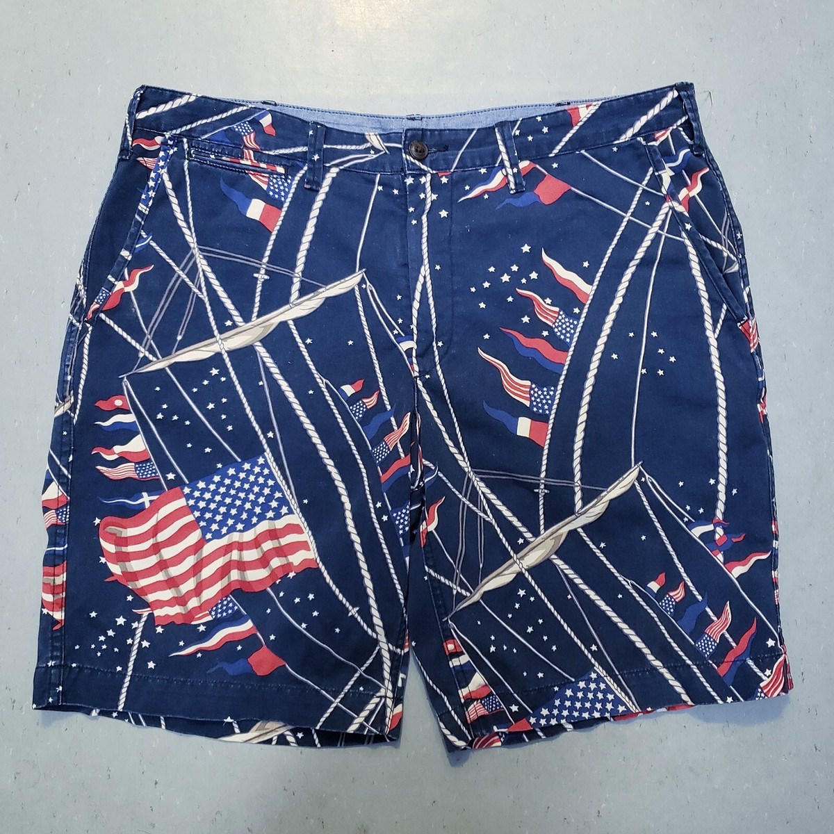 パンツ POLO RALPH LAUREN/ SAILING FLAG SHORTS Polo Ralph Lauren Yacht Club Sailing Flags Shorts | eBay