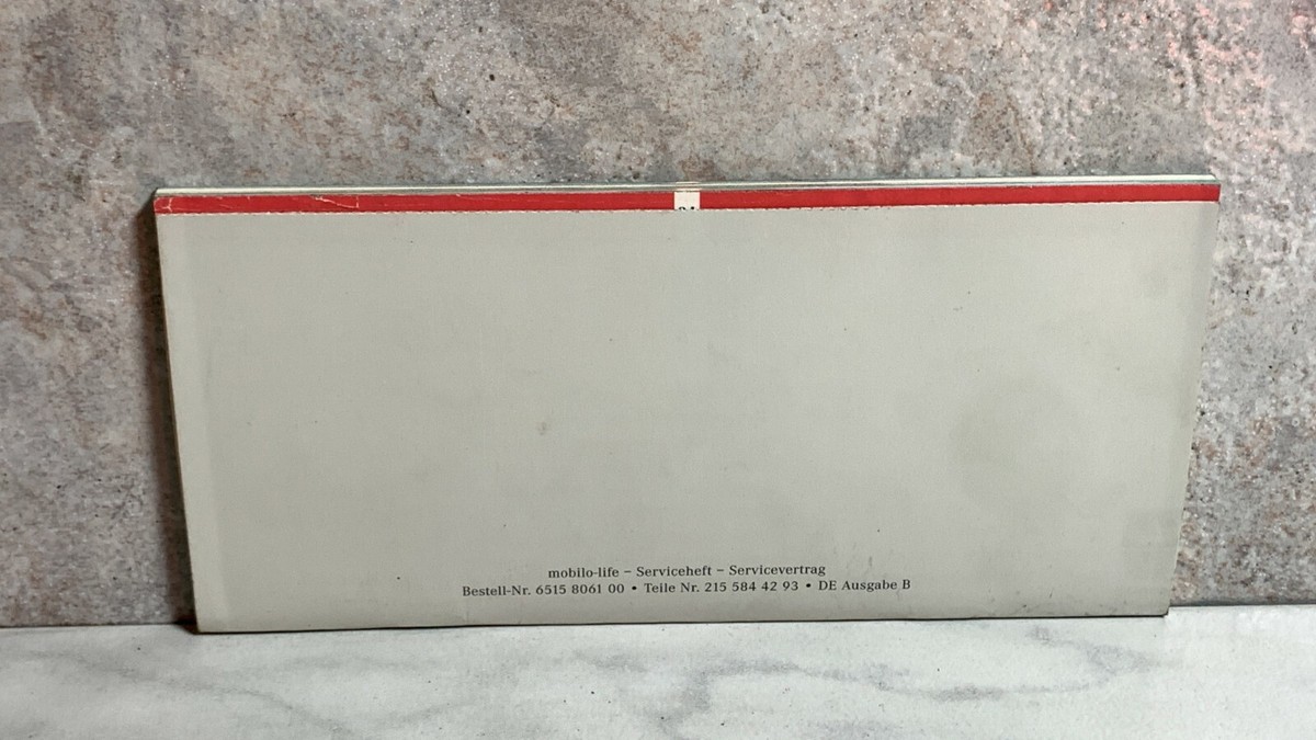 ORIGINAL Mercedes Benz W215 W220 Serviceleistungen Serviceheft  