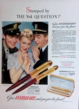 Eversharp Pen and Pencil Print Ad from 1943