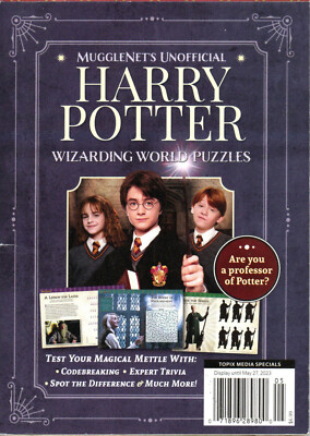 Mugglenet's Unofficial HARRY POTTER Wizarding Word Puzzles Spring 2023 Digest