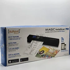 VuPoint MAGIC InstaScan Pro PDSWF-ST48-VP Wi-Fi Portable Scanner