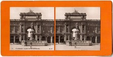 Italien.Italia.Florenz.Florenz.Platz Victor Emmanuel.Animiert.Stereo Foto.S.I.P.
