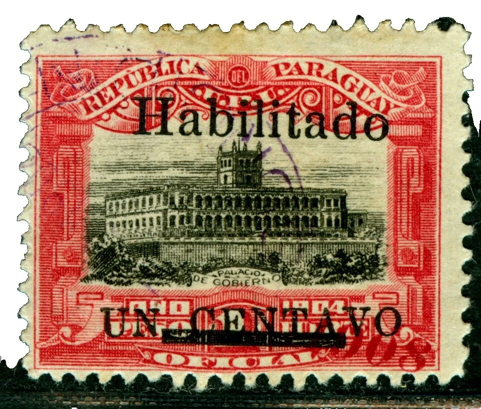 Pre-Decimal Used Paraguayan Stamps