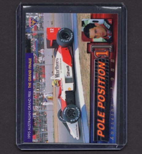 AYRTON SENNA 1995 Futera Pole Position F1 Racing Card #PP4 1100/3000 PSA - Bild 1 von 2