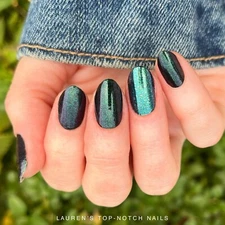 Color Street Nail Polish Strips - OLD MONEY (FMF034) Deep Green
