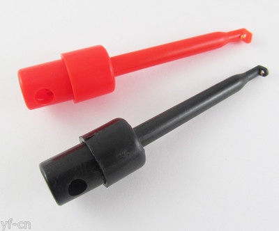 50pcs 57mm Large Size Round Grabbers Test Probes Single Hook Clip PCB SMD IC