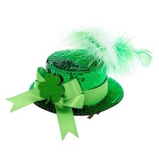Claire's St. Patrick's Day Hair Clip Lucky Leprechauns Irish Fascinator Top Hat
