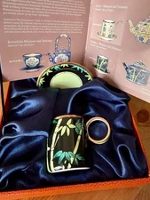 2004 Charlotte di Vita Collections Bamboo Cup & Saucer C848