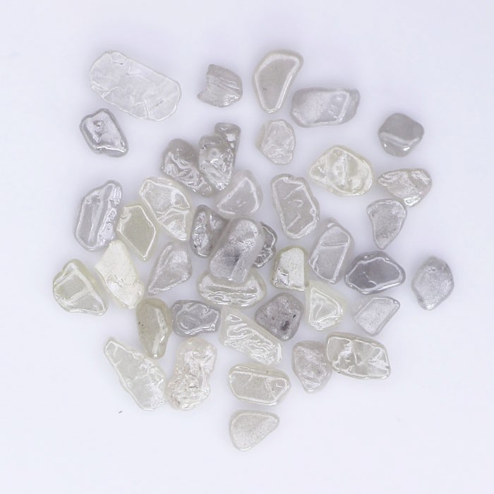 African Grayish Rough Diamond Raw Natural Loose Untreated Genuine 0.65 Ct Lot