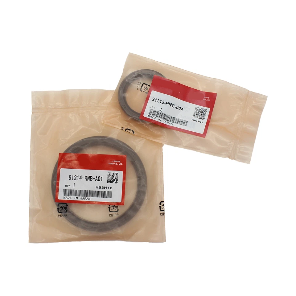 OEM NEW FRONT AND REAR MAIN CRANKSHAFT SEAL FOR HONDA CIVIC ACURA RSX TSX — 第 3/4 张图片