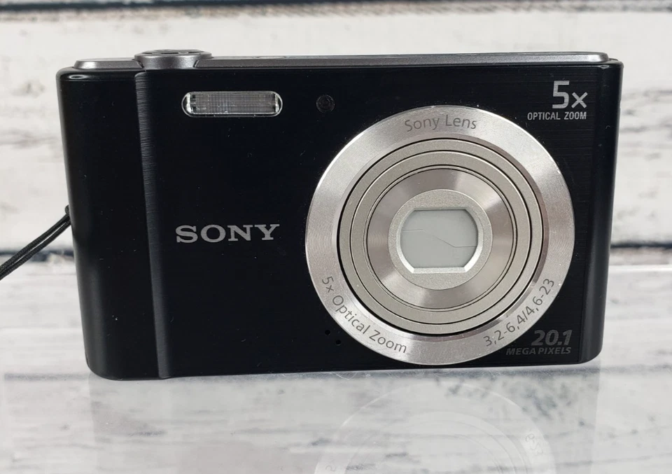 Sony Cyber-shot DSC-W800 Digital Camera Black w/Battery & Charger - TESTED - Image 3 of 4