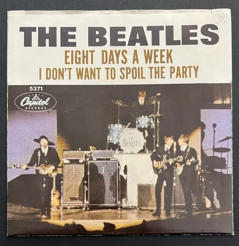 THE BEATLES - Eight Days A Week / I Don't Want To Spoil 45 Pic Sleeve Only VG+
