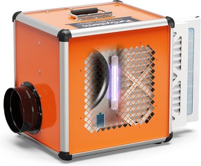PURISYSTEMS 600CFM Air Scrubber 5-Stage Filtr Air Purifier w/UV-C /Ion Generator