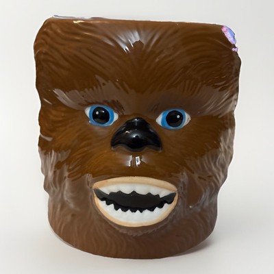 Star Wars BIG HEAD Chewbacca 3D Full Face Ceramic Coffee Mug Galerie 20 oz