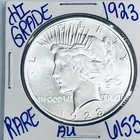 1923 SILVER PEACE DOLLAR AUTHENTIC HI GRADE U.S. MINT COIN FREE SHIPPING 6153