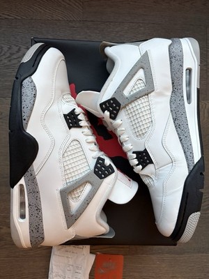 Air Jordan 4 Retro ''White Cement'' 2025 FV5029-100 Men's Size 12