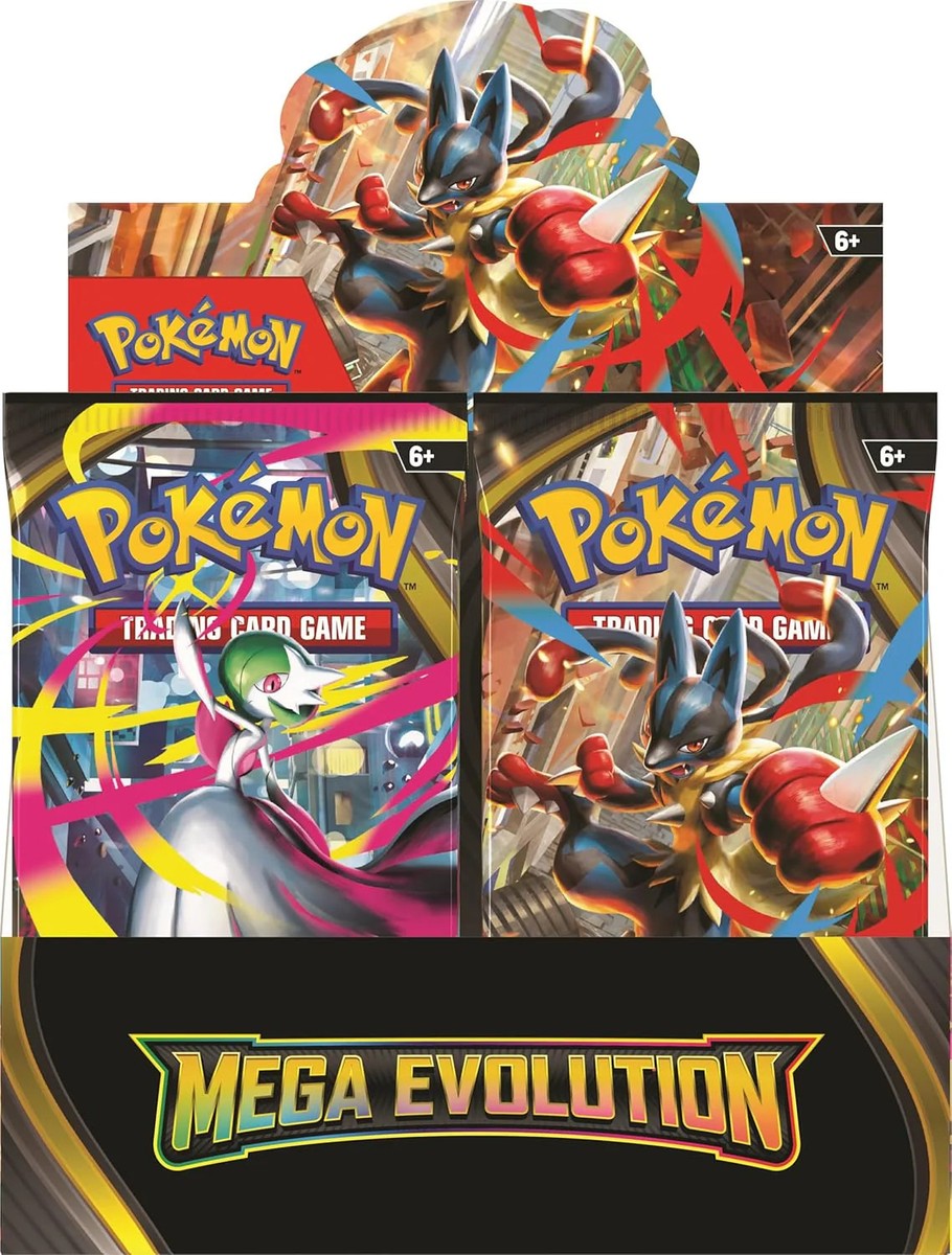 amazon pokemon booster packs TCG: Mega Evolution - Base Set Enhanced Box - 36 + 1 Promo The hustle and bustle of the city turns into havoc as Mega Floette ex brings turmoil to the streets Pokemon TCG: 3 Booster Packs