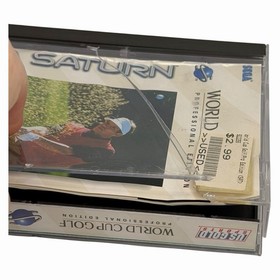 World Cup Golf: Professional Edition (Sega Saturn, 1996) CIB w/ Man + Reg Card