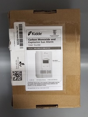 Kidde KN-COEG-3 Explosive Gas Alarm Carbon Monoxide Alarm Detector