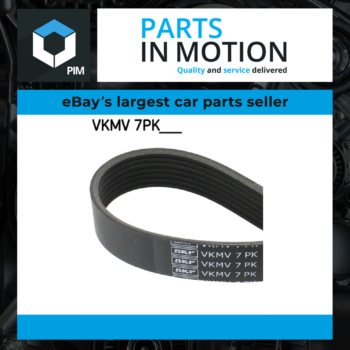 SKF VKMV 7PK2164 V-Ribbed Belt for HONDA - Image 2