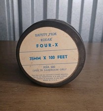 Rare Safety Film Kodak Four -X 35mm X 100 Fee...