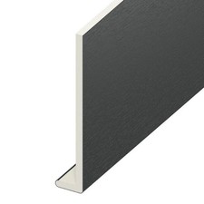 Grey Fascia Soffit Board 5m uPVC Capping Board Flat Board Window Sill Cover