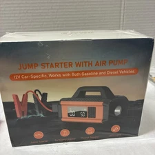 S ZEVZO Car Jump Starter With Air Pump