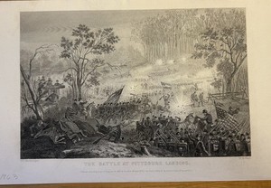 Antique Print Civil War 1862 Pittsburgh Landing (Shiloh)