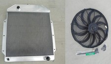 3 Row Aluminum Radiator Fan Ford V8 1949-1953