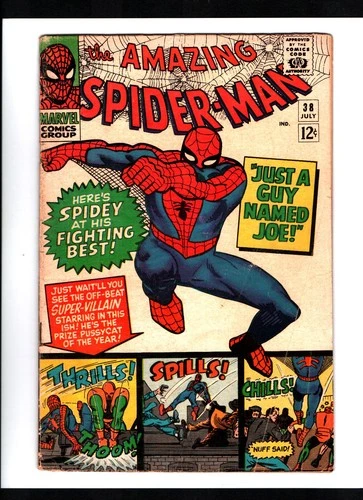 AMAZING SPIDER-MAN #38 (1966)  2ND CAMEO OF MARY JANE  GVG/VG-