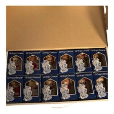 LIL ANGEL CHIMERS Ornaments 12 Vintage Jasco  2  Each Of 6 Angels Bells