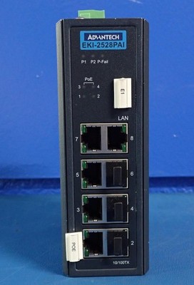 ADVANTECH EKI-2528PAI 8-Port 10/100 Industrial PoE Ethernet Switch Switch