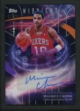 2025 MAURICE CHEEKS 50/75 AUTO TOPPS STROKE OF MIDNIGHT AUTOGRAPHS