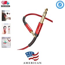 3.5mm to 6.35mm Stereo Audio Cable, 6.35mm 1/4" Male to 3.5mm 1/8" Male TRS B...