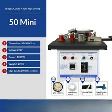 Vollautomatische Kantenanleimung F&uuml;r Gebogene Und Gerade Tragbare &Ouml;ko-Platten
