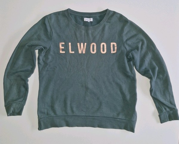 Elwood green cropped sweatshirt Size 8