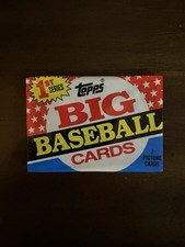 (1) 1989 Topps BIG Baseball 1st Series Pack (7 Cards) Factory Sealed!! 082925