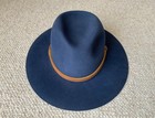 goorin bros hat fedora blue size medium WPL5923 Ruby Clark felt wool — photo 2