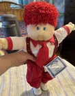 Cabbage Patch Soft sculpture 1990 toddler boy Valentine Edition 16 Inch ❤️