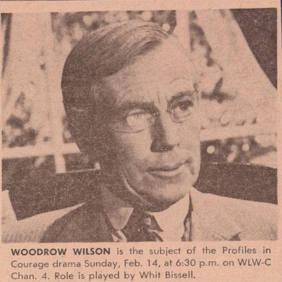 1965 Profiles in Courage TV Show Newspaper Clipping Whit Bissell WLW-C