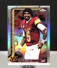2025 Topps Chrome Football - Jayden Daniels Image Variation SP Refractor #295
