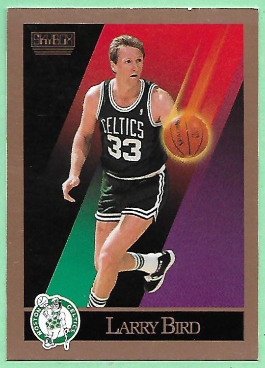 1990-91 Skybox Basketball Larry Bird #14 Boston Celtics👍