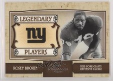 2007 Donruss Classics Legendary Players Silver /250 Rosey Brown #LP-25 HOF 02v3