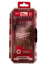 Milwaukee 21 Pc. SHOCKWAVE Impact Duty Drill  Drive Set 48-32-5163 Sealed 