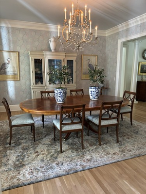 #ad Colefax Fowler wallpaper Atwood old Blue 10 Double Rolls wholesale Price $1120.00