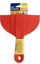 Plastic Scraper Set Spatula Putty Knife Spreader Puty Filler SMALL MEDIUM LARGE