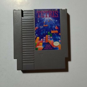 Tetris - Authentic Nintendo NES Game Cartridge and Manuel