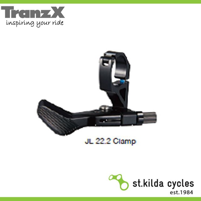 Tranzx Bicycle Dropper Post Lever - Jl22.2 - 1X 22.2mm Clamp Tranzx Bicycle Dropper Post Lever - Jl22.2 - 1X 22.2mm Clamp